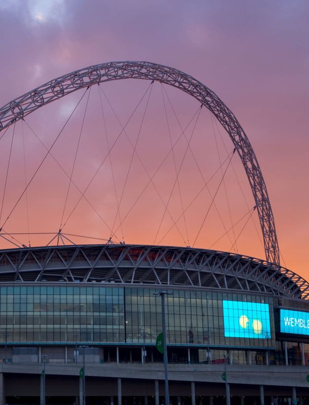 Enjoy the atmosphere of Wembley with your travel covered